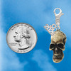 Resin Skull - Silver Plated Clip on Charm with Mini Year 2026 Jewelry Ideas and Examples