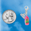 Resin Hot Pink Love Snail - Silver Plated Clip on Charm with Mini Year 2026 Jewelry Ideas and Examples
