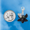 Resin Bat Buddy - Silver Plated Clip on Charm with Mini Year 2026 Jewelry Ideas and Examples