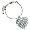 Silver Plated Domed Llama - Silver Plated Twist Rope Bead Charm Dangle with Mini Year 2026 on a large hole bead bracelet Jewelry Ideas and Examples