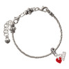 Silver Plated Antiqued Round Seal - Initial - Z - Silver Plated Twist Rope Bead Charm Dangle with Mini Year 2026 on a large hole bead bracelet Jewelry Ideas and Examples
