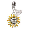 Silver Plated Enamel Sun - Silver Plated Twist Rope Bead Charm Dangle with Mini Year 2026: Year to Remember Jewelry Gift - Celebrations