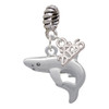 Silver Plated Shark - Silver Plated Twist Rope Bead Charm Dangle with Mini Year 2026: Year to Remember Jewelry Gift - Celebrations