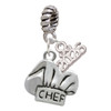 Silver Plated Chef Hat - Silver Plated Twist Rope Bead Charm Dangle with Mini Year 2026: Year to Remember Jewelry Gift - Celebrations