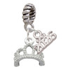 Silver Plated Tiara - Silver Plated Twist Rope Bead Charm Dangle with Mini Year 2026: Year to Remember Jewelry Gift - Celebrations