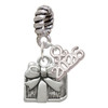 Silver Plated Small Present - Silver Plated Twist Rope Bead Charm Dangle with Mini Year 2026: Year to Remember Jewelry Gift - Celebrations