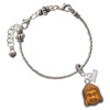 Resin Buddha Head in Frame - Silver Plated Twist Rope Bead Charm Dangle with Mini Year 2026 on a large hole bead bracelet Jewelry Ideas and Examples