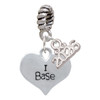 Silver Plated I Base Heart - Silver Plated Twist Rope Bead Charm Dangle with Mini Year 2026: Year to Remember Jewelry Gift - Celebrations