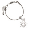 Silver Plated Open Design Sun - Silver Plated Twist Rope Bead Charm Dangle with Mini Year 2026 on a large hole bead bracelet Jewelry Ideas and Examples