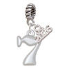 Medium Lucky 7 - Silver Plated Twist Rope Bead Charm Dangle with Mini Year 2026: Year to Remember Jewelry Gift - Celebrations