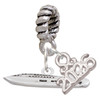 Silver Plated Cruise Liner - Silver Plated Twist Rope Bead Charm Dangle with Mini Year 2026: Year to Remember Jewelry Gift - Celebrations