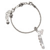 Silver Plated Best Friends Forever Bar - Silver Plated Twist Rope Bead Charm Dangle with Mini Year 2026 on a large hole bead bracelet Jewelry Ideas and Examples