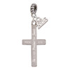 Stainless Steel Proverbs 3:15 - She is Precious Engraved Cross - Silver Plated Twist Rope Bead Charm Dangle with Mini Year 2026: Year to Remember Jewelry Gift - Celebrations