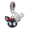 Fimo Clay Cute Kitty - Silver Plated Twist Rope Bead Charm Dangle with Mini Year 2026: Year to Remember Jewelry Gift - Celebrations