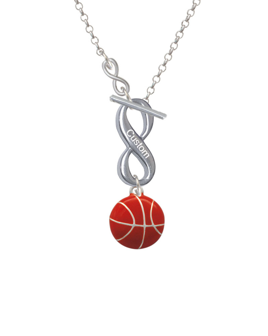 Basketball Name Engravable Pendant (1 Line) | Zales