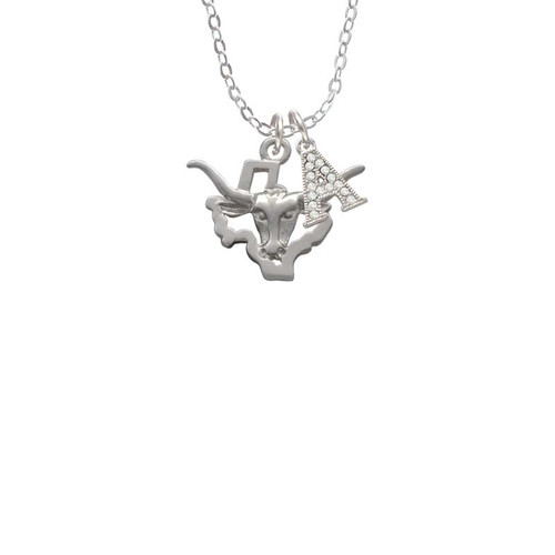 Longhorn - Texas Crystal Initial - Sophia Necklace