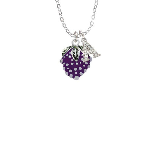 Grapes Crystal Initial - Sophia Necklace