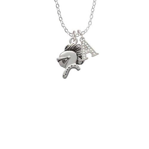 Knight - Mascot Crystal Initial - Sophia Necklace
