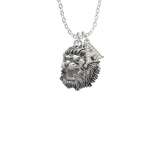 Large Lion - Mascot Crystal Initial - Sophia Necklace