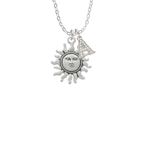 Sun Crystal Initial - Sophia Necklace