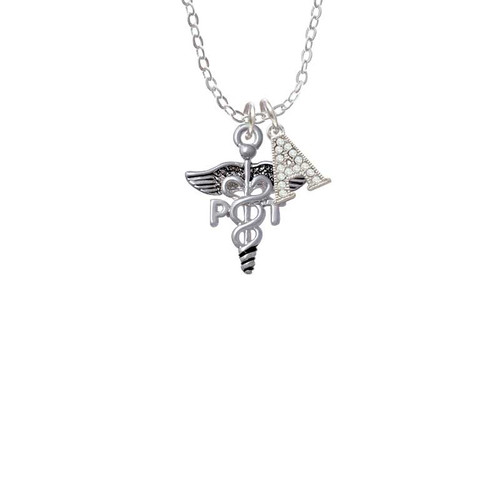 Caduceus - PT Crystal Initial - Sophia Necklace