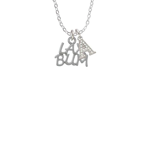 LAX BUM Crystal Initial - Sophia Necklace