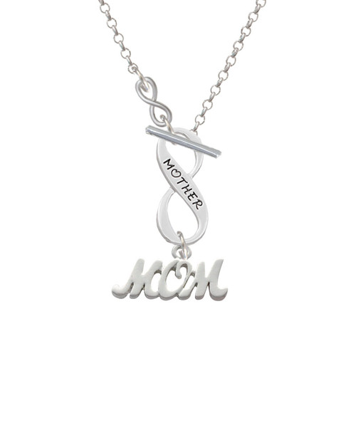 Mom To Infinity Mother Toggle Necklace