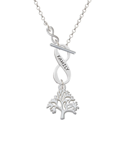 Medium Tree of Life To Infinity Family Toggle Necklace