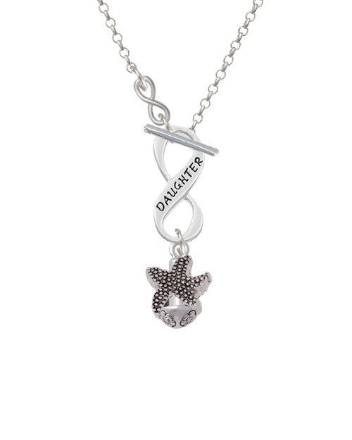 Starfish Spinner To Infinity Daughter Toggle Necklace