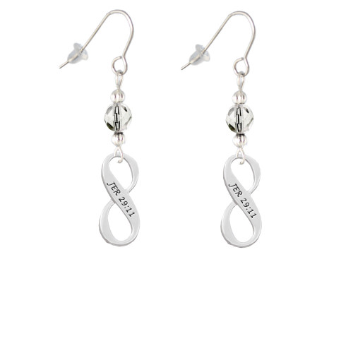 Infinity Symbol Earrings Sterling Silver Infinity Sign Dangle Earrings –  Luttrell Studio