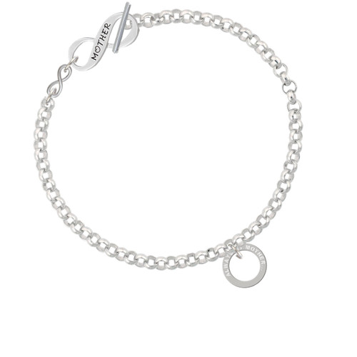 Always My Mother Eternity Ring To Infinity Mother Toggle Bracelet