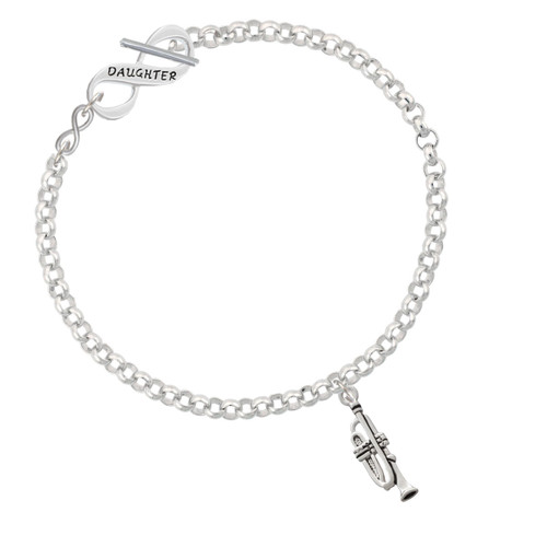Trumpet To Infinity Daughter Toggle Bracelet