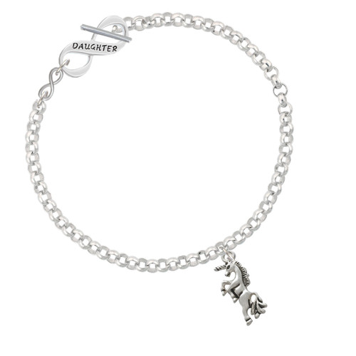 Unicorn To Infinity Daughter Toggle Bracelet