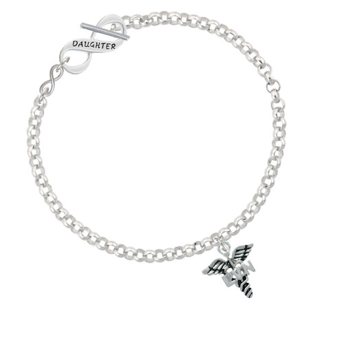 Caduceus - LVN To Infinity Daughter Toggle Bracelet