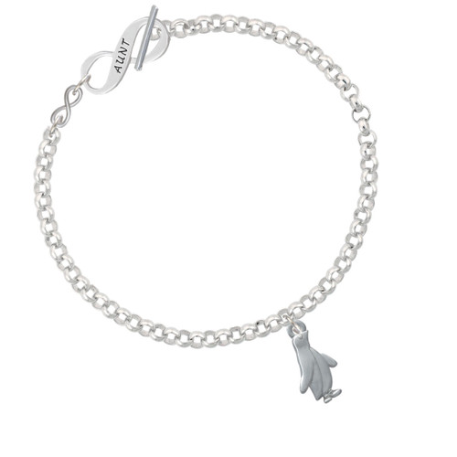 2-D Penguin To Infinity Aunt Toggle Bracelet