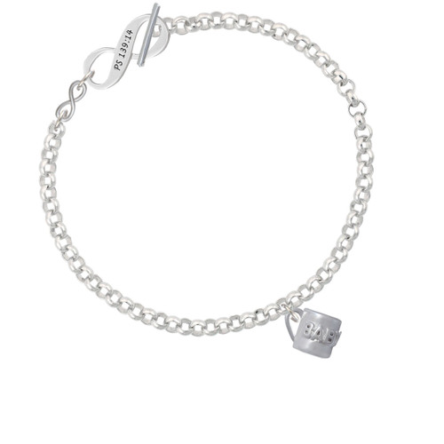 Baby Cup with Crystal To Infinity Psalm 139:14 Toggle Bracelet