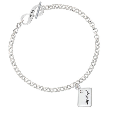 My Angel Envelope To Infinity Matthew 5:4 Toggle Bracelet