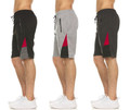 Men's Moisture-Wicking Shorts with Zipper Pockets (3-Pack)  product image