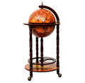 16th Century Italian Wood Globe 36'' Wine Bar product image