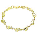 Kids' 14K-Gold Plated Good Luck Elephant Bracelet product image