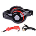 Bluetooth Wireless Headphones with Built-in FM Tuner, Memory Card Slot, and Mic  product image