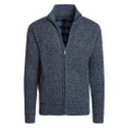 Men's Casual Fleece Lined Full-Zip Sweater Jacket product image
