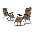 NewHome™ Zero Gravity Chairs with Cup Holders (Set of 2) product image