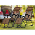 NewHome™ Zero Gravity Chairs with Cup Holders (Set of 2) product image