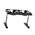 Adjustable Pet Stand Feeder with 2 Stainless Steel Bowls product image
