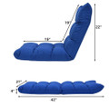 Folding Adjustable 14-Position Floor Chair product image