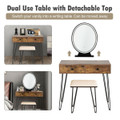 Vanity Table with Touch Switch 3-Color Lighting product image