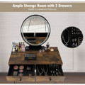 Vanity Table with Touch Switch 3-Color Lighting product image