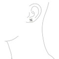 Round and Princess Cut Earrings (2-Pack) product image