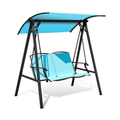 Outdoor 2-Seat Swing Loveseat with Adjustable Canopy product image